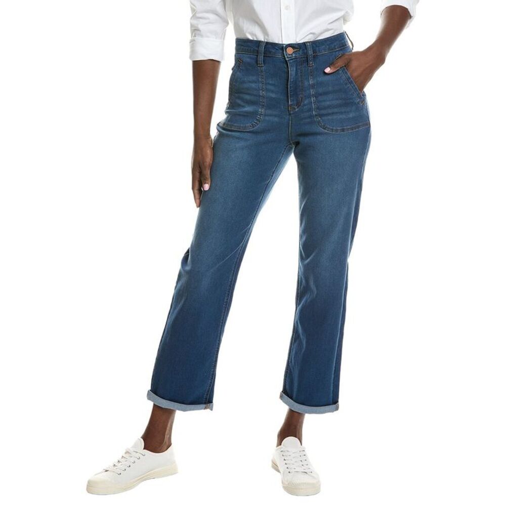 Jones New York Womens  Lexington Girlfriend Jean, Purple